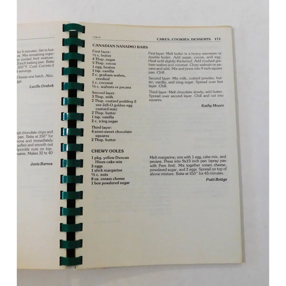 Treasured Recipes Cookbook St Michaels Catholic Church Family Friends PB Spiral